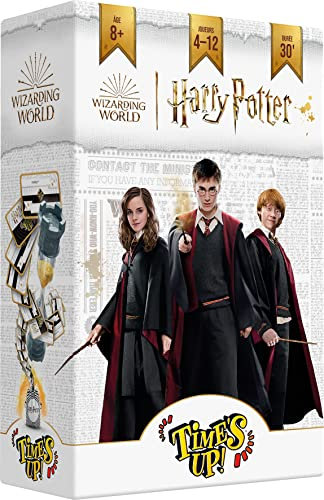 Asmodee - Time's UP! Harry Potter - Grand Format - Jeu de Société d'Ambiance pour Enfants dès 8 Ans - Jeu de Cartes Famille Rapide - 4 à 12 Joueurs - 30 Min - Version Française -Repos Production
