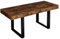 IDMarket - Esstisch, ausziehbar, rechteckig, Phoenix, 4-8 Personen, Holz, Antik-Optik, Schwarz, 160 – 200 cm