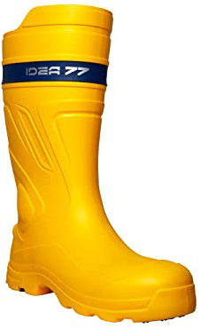 IDEA77 Stivali Antinfortunistici Ultraleggeri - ZEUS S5L SR CI FO (Giallo, Sistema Taglie Calzature EU, Adulto, Numero, Media, 41)