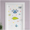 Finest Folia personalisierbarer Türaufkleber Wandtattoo Kinderzimmer für Tür Wand Mädchen Jungen Wandaufkleber mit Wunschname Wunschtext Türschild Aufkleber (14 Schmetterling)