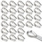 50 Piezas Dedal de Cuerda de Alambre M4 Cable de Dedales de Acero Inoxidable 304 Bucle de Cuerda de Alambre para Cable de Cuerda 4mm