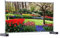 Wallario XXL Outdoor-Poster für Garten oder Balkon Bunte Blumen und Kirsch-Baum im Park blühen im Frühling, Motivbanner Größe: ca. 340 x 173 cm, Outdoor-Bild