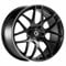 Schmidt Felge Gambit 10.0Jx20 ET50 5x112 SatinBlack Hornpoliert kompatibel mit Mercedes AMG C-Klasse W204 AMG C63 Sauger, C-Klasse W205 AMG C63