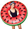 Schwimmring, Schwimmring Wassermelone, Aufblasbarer Schwimmring, Pool Aufblasbare Schwimmreifen für Kinder und Jugendliche Sommer-Schwimmen Party