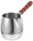 Ciieeo Blumentank Ziehen Espressotasse Edelstahlbecher Milchkännchen Für Espressomaschine Soßenkännchen Milchaufschäumer Cappuccino-krug Latte Tasse Milchkrug Milchkanne Rosenholz Hölzern