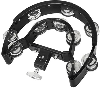 Generic Ensemble de Batterie de Tambourin de Charleston, Tambourin de Rythme de Musique de Charleston pour Les Amateurs de Batterie Créatifs