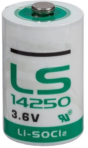BenjiPower - LS14250 1/2 AA 3,6V Li-SOCL2 Lithium Batterie (5)