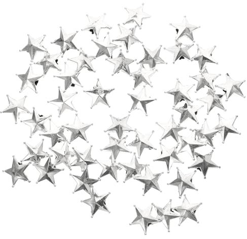 Cabilock 100 Pcs Christmas Tree Top Star Xmas Tree Toppers Mini Tree Topper Star Christmas Tree Topper Holiday Tree Top Christmas Star Pendant Xmas Tree Stars