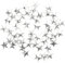 Cabilock 100 Pcs Christmas Tree Top Star Xmas Tree Toppers Mini Tree Topper Star Christmas Tree Topper Holiday Tree Top Christmas Star Pendant Xmas Tree Stars