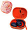 XANAD kopfhörer Over Ear Tasche für JBL Tune 770nc / JBL Tune 720bt / JBL Tune 510bt / JBL Tune 520bt / JBL live 770nc / JBL live 670nc kopfhörer Hülle Case (Orange Blume)
