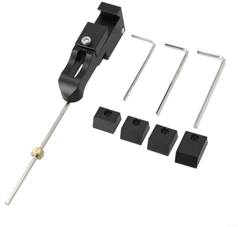 ArcheryArrow Clicker, ArcheryClicker Arc Recurve en Alliage d'aluminium Clicker avec curseurs de réglage pour les visées d'arc recourbé Pièce de signal Clicker Stick