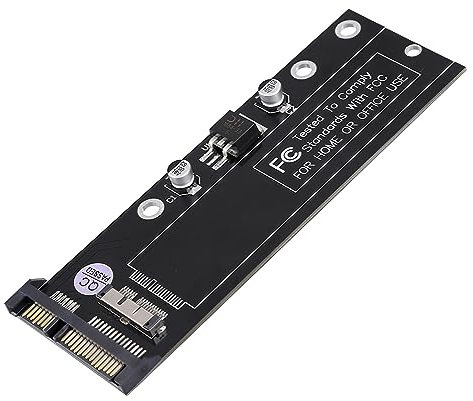 Yctze 12+6pin auf 22Pin SSD-Konverter A-Karte für 2010 2011 P-Festplattenlaufwerk A für SSD-Upgrade, Kompatibel mit 2,5 i SSD Plug-and-Play-Installation