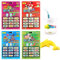 4 Pièces Magic Grow Capsules devient plus grand dans l'eau Animaux Magiques Jouet Capsules de Mer Cognition Éponge Pilules Jouets Éducatifs pour Enfants (Coloré)