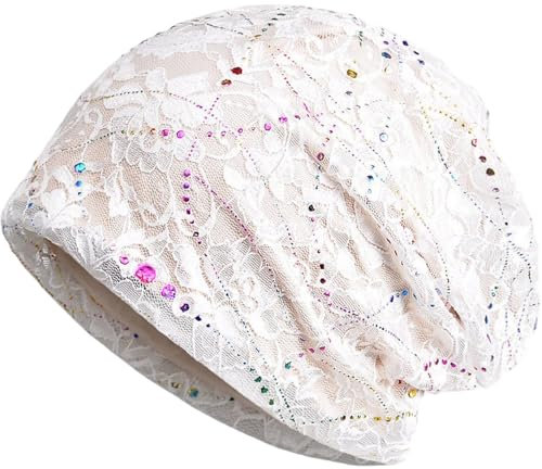 Mütze Damen Herren, Slouch Beanie Mütze Weich Laufende Beanie Mütze Baumwolle, Dünne Schlafmütze Turban Chemo Kopfbedeckung für Haarausfall, Leichte Atmungsaktiv Chemo Mütze Jersey Longbeanie Cap