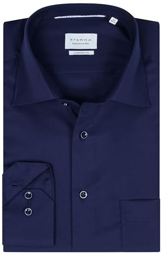 ETERNA Hemd Langarm | Comfort Fit | Bügelfrei, Knitterfrei | 100% Baumwolle