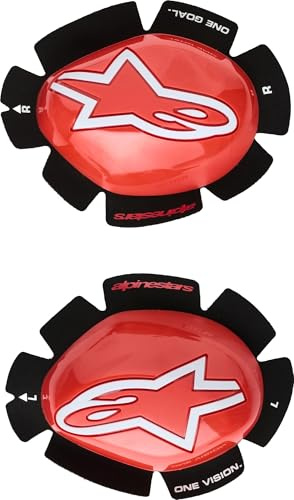 Alpinestars GP Tech Cursori per le ginocchia, rosso/bianco