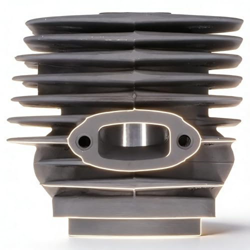 Pyltha Zylinder Kolben Dichtungssatz, 52mm Große Bohrung, Aluminiumlegierung - Langlebig, Präzise Passform für 630 Motorsägen