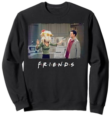 FRIENDS TV Show Chandler Monica Thanksgiving Turkey 90s Sweatshirt