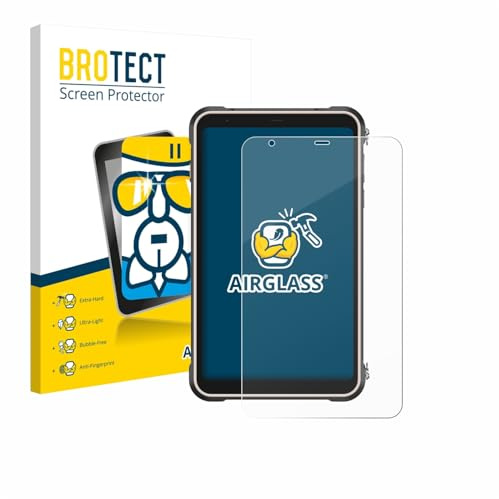BROTECT Schutzglas für Ulefone RugKing Pad Pro | Transparenter Displayschutz Made in Germany Schutzfolie Panzer Folie Glas 9H Anti-Fingerprint Einfache Montage Clear