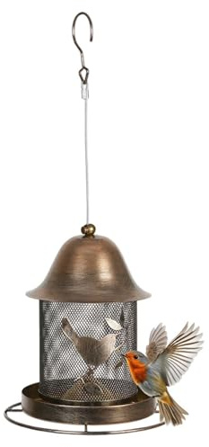 Pekoluta para Aves Exterior - Plato Alimentador - Dispensador de Comida para Pájaros,para Jardín, Patio, Balcón