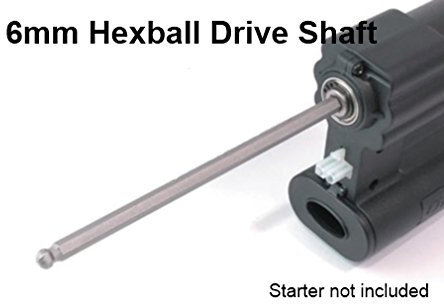 6mm Hexball Drive Shaft for Fastrax Electric Roto Torque Starter for Nitro Cars