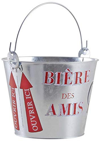 Seau à bière des amis avec décapsuleur