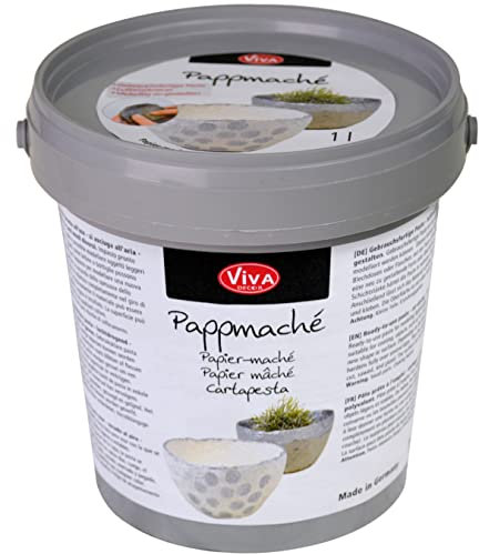 Viva Decor Pappmaché Paste 1000ml gebrauchsfertig luftgetrocknet