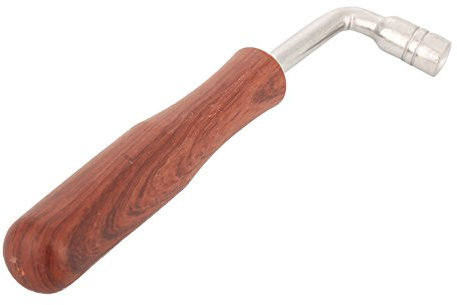 SolUptanisu Autoharp Tuning Hammer,L Form Klavier Stimmschlüssel Ton Assistant Schraubenschlüssel Tuner Hartholz Griff Reparatur Werkzeug für Guzheng
