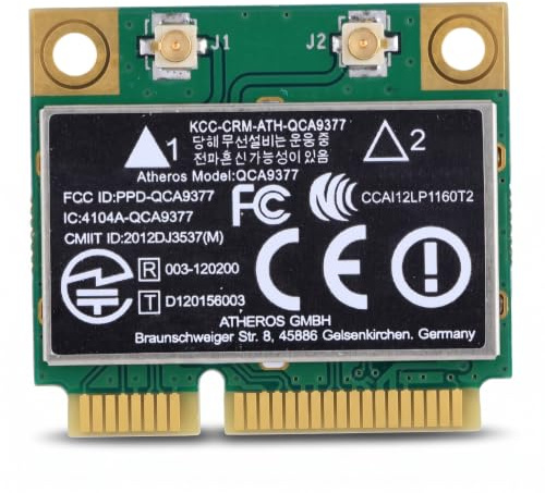 QCA9377 Netzwerk Karte,Wireless WiFi-Karte,2,4 GHz/5GHz Dual Band, Übertragungsrate 433 Mbps Netzwerk Karte,Bluetooth 4.2 NGFF Karte für 7/10 Desktop, Laptop,industrielle