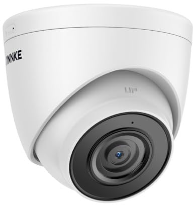 ANNKE PoE Überwachungskamera, 5MP IP Kamera Aussen mit Audio, Kamera Überwachung 30m IR Nachtsicht, 120 dB WDR und 3D DNR, Unterstützt 256GB TF Karte, Fernzugriff, funktioniert mit Alexa