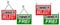 Desi-Schilder Zimmer frei/belegt-Aluminium Verbund-30 x 20 cm Wendeschild-Infoschild-Hängeschild-Schild (Nr. 139-17 A mit Kettchen + 1 Saughaken)