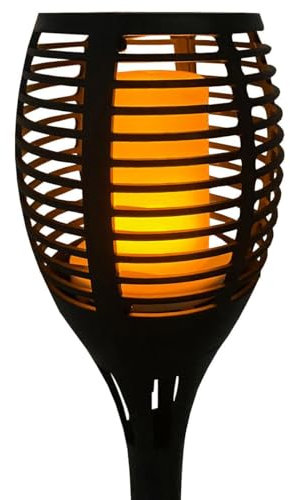 Solar Dancing Flame Lights LED Torch Stake Flickering Outdoor Garden Light (1 Light)