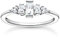 THOMAS SABO Damen Ring weiße Steine 925 Sterlingsilber TR2347-051-14-50
