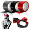 BDSMAGE 4 stk. Bondage Tape Set mit Satin Augenmaske,ohne Kleber Design Elektrostatisches Tape,Vielseitige bondage seile latex tape SM Klebeband Ribbon für Sexspielung Paare Frauen Männer