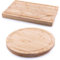 Vitinni Chopping Board XL Butchers Block Premium Quality Thick Bamboo Wood with Juice Groove, Cheese Board, Cutting Board, Food Prep Ideal for Cutting Meat, Fish, Cheese, Veg (Set of Two)