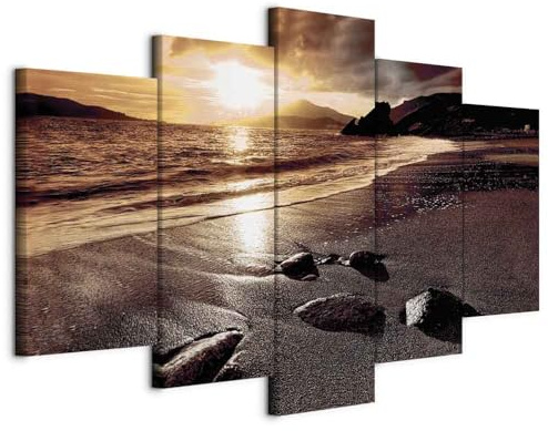 murando - Akustikbild Akustikschaumstoff, 225x112 cm, 5-teilig, Wohnzimmer | Verbessert Raumakustik, reduziert Hall, ideal fürs Büro oder Wohnzimmer, hochwertige Verarbeitung, schnelle Montage, stilvoll