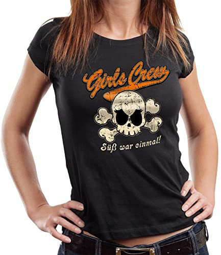 Gasoline Bandit Camiseta de motorista para mujer: Good Vibrations, M