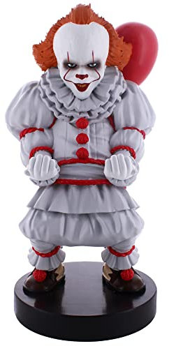 Exquisite Gaming: Warner Bros: Pennywise - Original Mobile Phone & Gaming Controller Holder, Device Stand, Cable Guys, IT Licensed Figure Sammlerfigur Erwachsene & Kinder