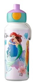 Mepal - Trinkflasche Pop-up Campus - Wasserflasche - Auslaufsichere Flasche für die Schule - Wiederverwendbar - BPA-frei & Spülmaschinenfest - 400 ml - Disney Princess