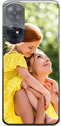 Coverpersonalizzate.it - Cover personalizzata compatibile per Oppo Reno 8T 4G con la tua foto o la tua frase - Custodia personalizzata in tpu trasparente