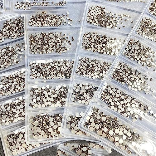 Cristal Flatback Verre Strass Diamant Conception Mini Paillettes Strass Manucure Beauté Accessoires Décorations Pour Nail Art-SS3-SS10 HEM