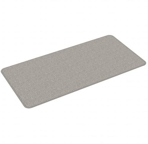 vidaXL Teppichläufer, Teppich in Sisal Optik, Bodenteppich für Wohnzimmer Esszimmer Küche Flur, Läufer Bodenmatte Flurteppich, Platina
