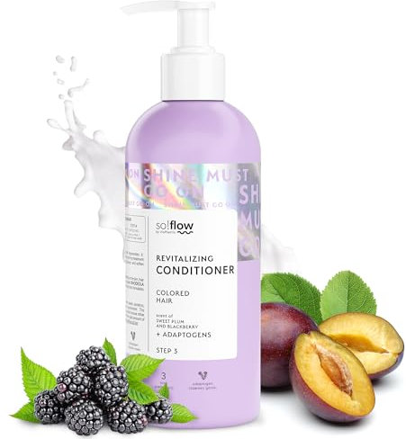 So!Flow Conditioner Haar Conditioner für coloriertes Haar mit Beerenauszügen & Proteinen – Speziell entwickelt, um Haarstärke zu verbessern und die Farbintensität zu bewahren Spülung Haare