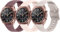 Vancle 3Pack für Samsung Galaxy Watch 3 41mm Armband Damen Herren,Silikon Sport Ersatzarmbänder Uhrenarmband für Samsung Galaxy Watch 3 Armband 41mm (Starlight/Rosa/Violett)