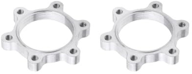 2 Satz Fahrrad Nabe Kontermutter Flansch Gewinde Scheibenbremse Adapter Fahrrad Scheibe Rotor Tray