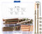 XhjzgcTech Kit de Repuesto de Tornillos para Cuna - 52 Piezas para Cama de Bebé, Pernos, Tuercas de Barril y Tacos de Madera - Tornillos de Cabeza Hexagonal