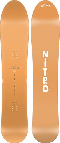 Nitro Snowboards Herren Slash Board ´25, Powderboard, 3D Surf Tech, Tapered Directional, Trüe Camber, All Mountain - Backcountry, Wide, für große Füße