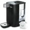 BRITA Cube Ambient & Hot Water Dispenser Black (4.0 L) various temperature and cup-size presets, ultimate safety with UV-C technology for bacteria-free water & integrated MAXTRA PRO filter