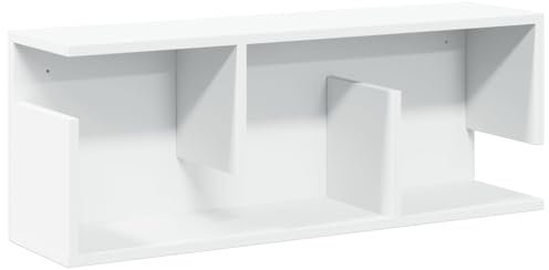 vidaXL Armoire Murale 80x20x30 cm Blanc Bois d'ingénierie