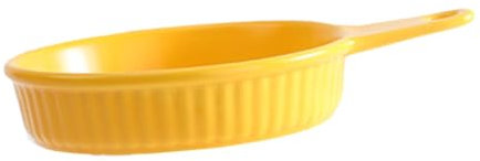 PHENOFICE utensilios para hornear de cerámica tazones de ramiken bandeja para hornear pan bandejas cocina plateros de cocina placa para hornear de cerámica bandeja para hornear pasteles